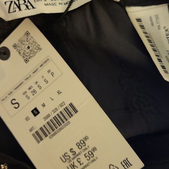 Zara Gorgeous Black and Gold Women's Skirt. Size S - Picture 7 of 7